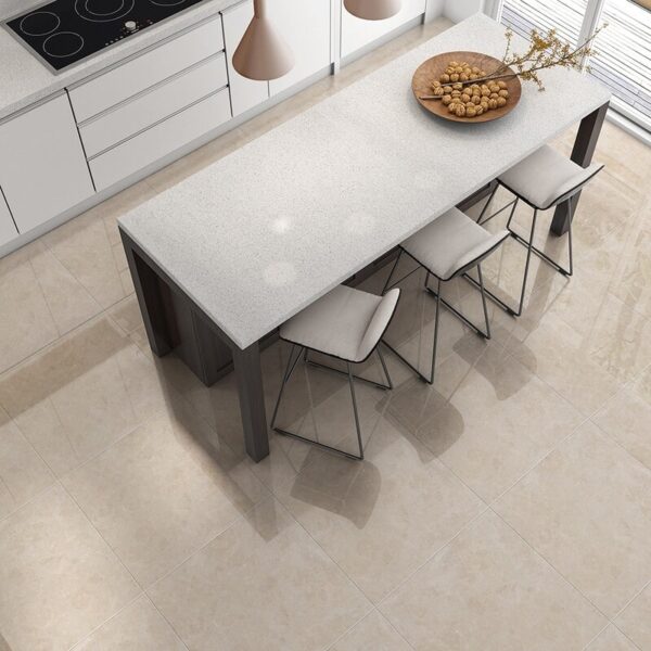 beige floor tiles