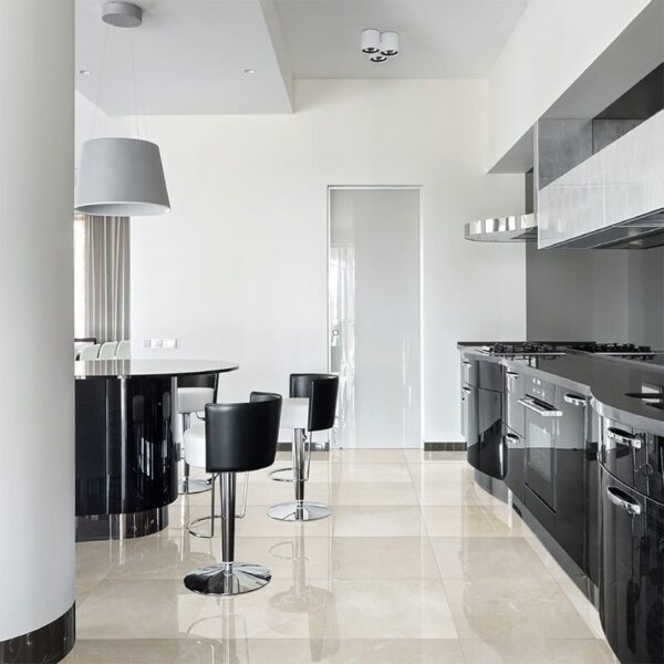 beige marble floor tiles