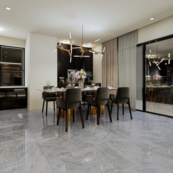 gray marble tile