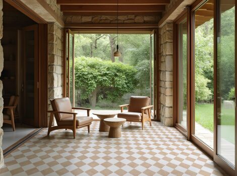 modern terracotta tile