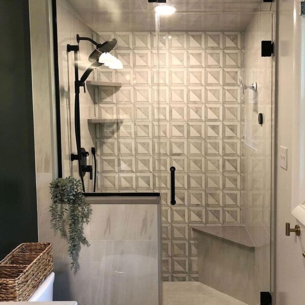 marble shower walls