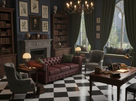 dark academia interior design