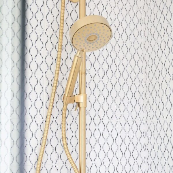 japanese pattern inspired ceramic shower wall tile
