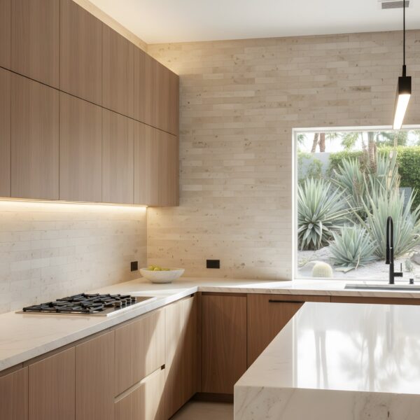 limestone subway tile