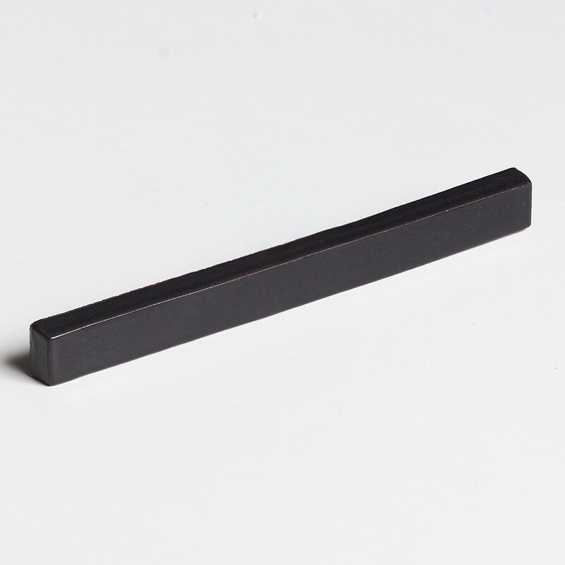 black glazed terracotta molding