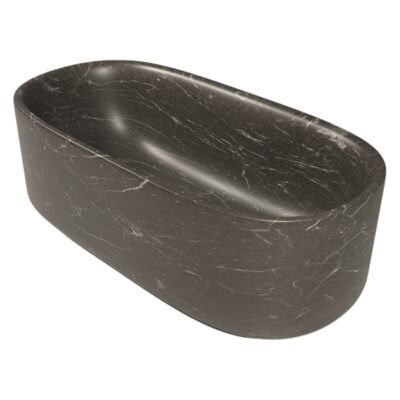 Badewanne aus schwarzem Marmor