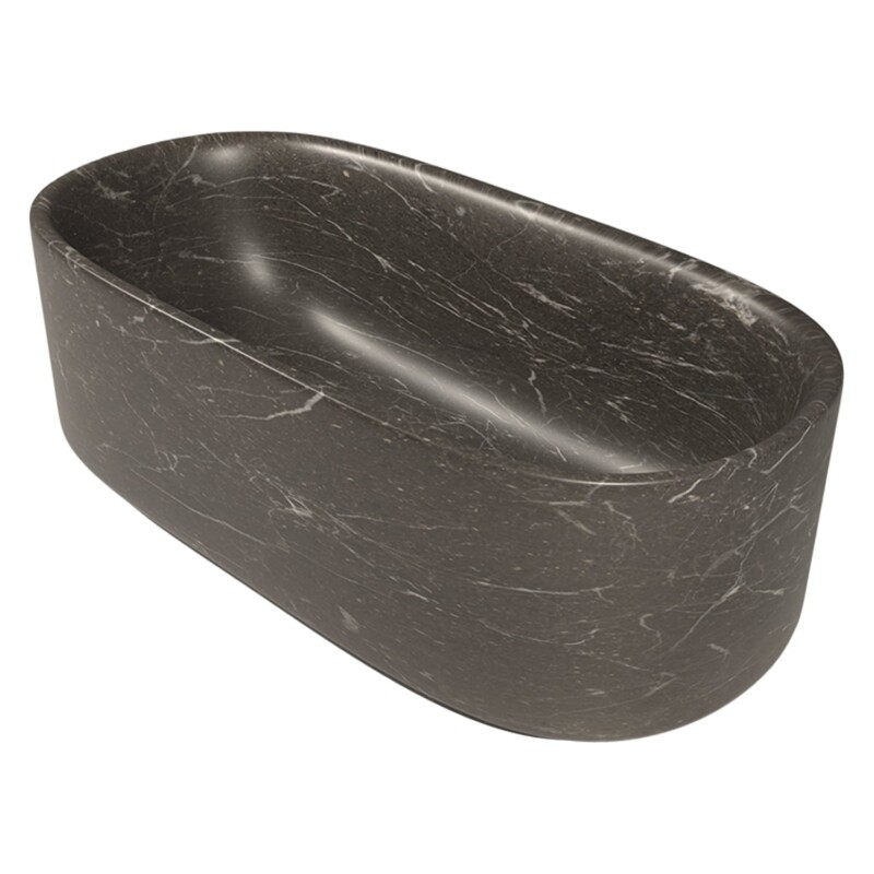 black marble bathtub