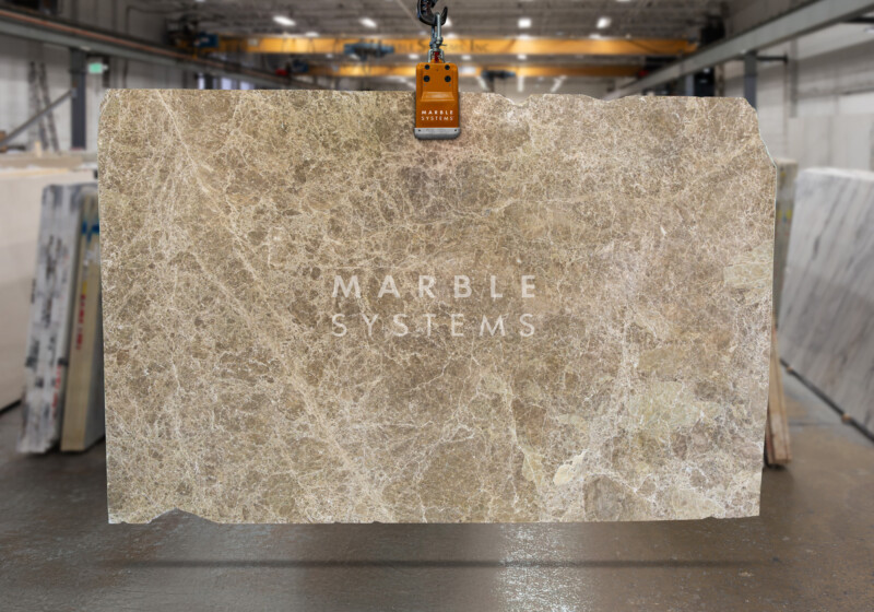 brown marble slab