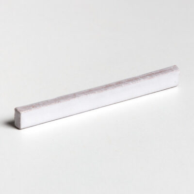 white glazed terracotta molding