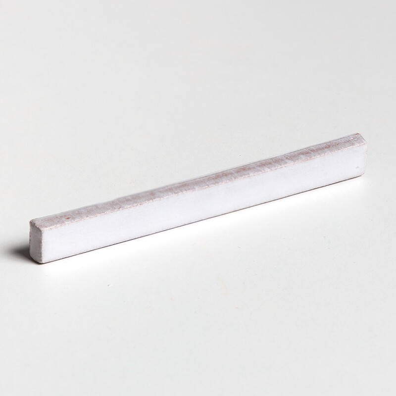 white glazed terracotta molding