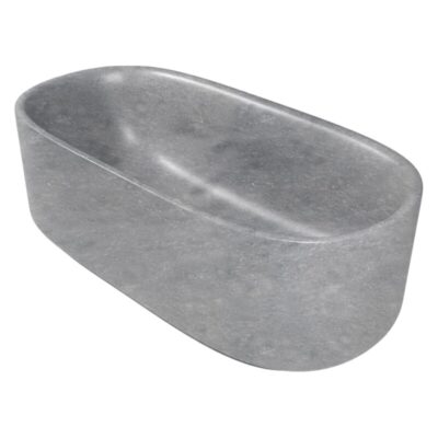 Badewanne aus grauem Marmor