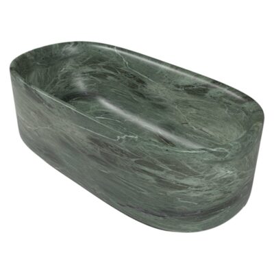 Badewanne aus grünem Marmor