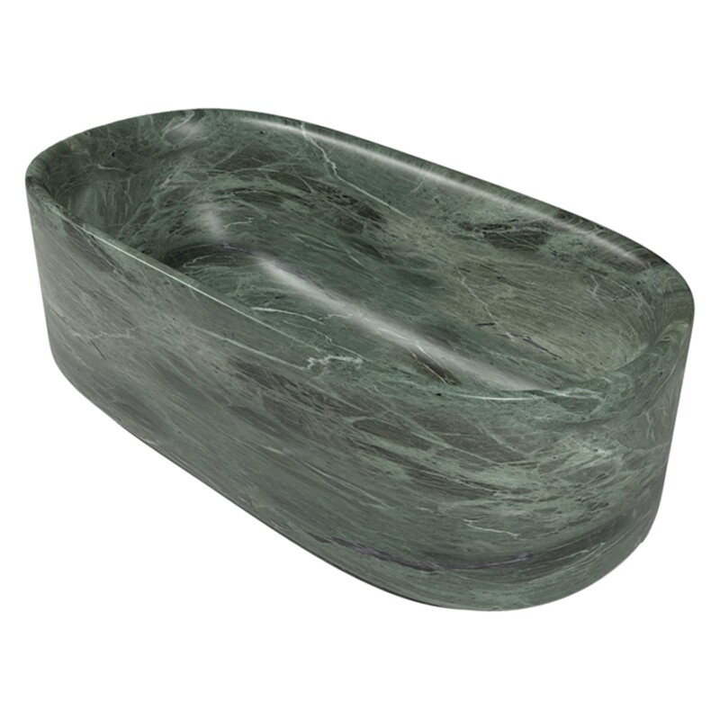green marble bathtub