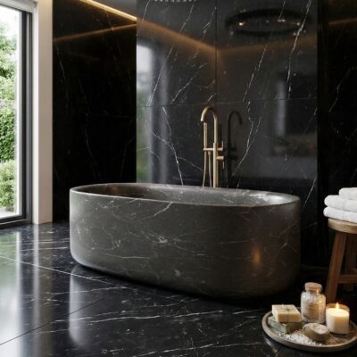 marble bathtub