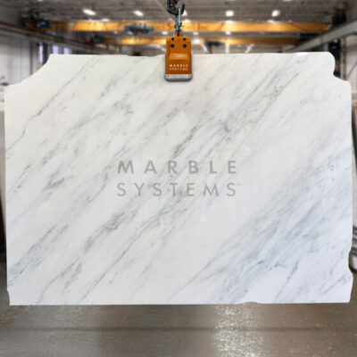 white marble slab