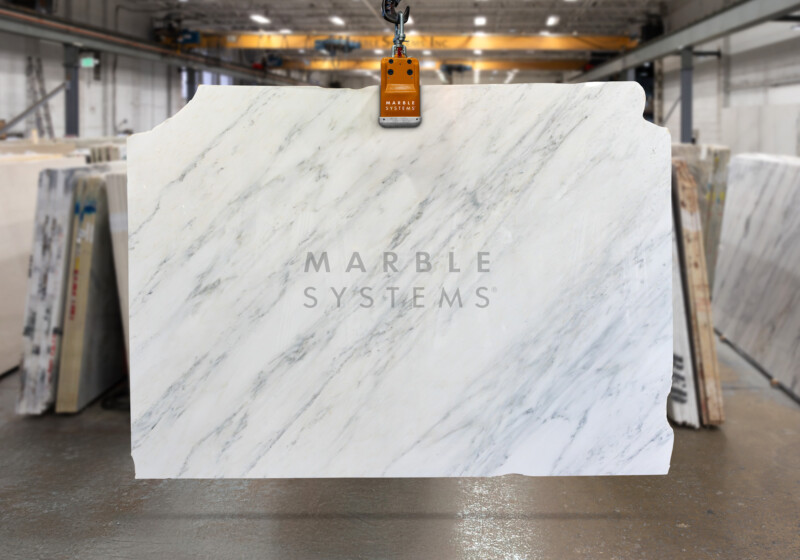 white marble slab
