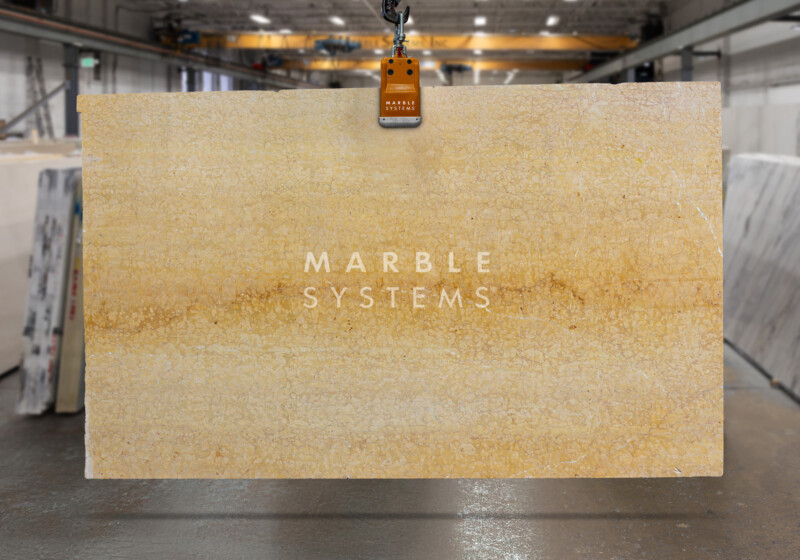 yellow marble slab