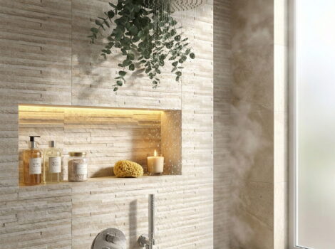 shower accent wall tile