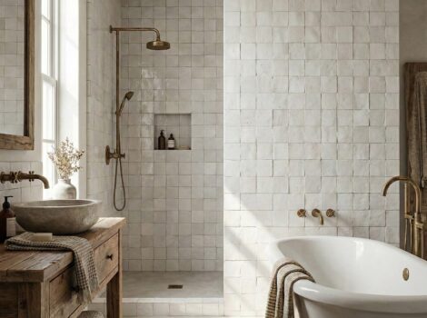 zellige tile bathroom design