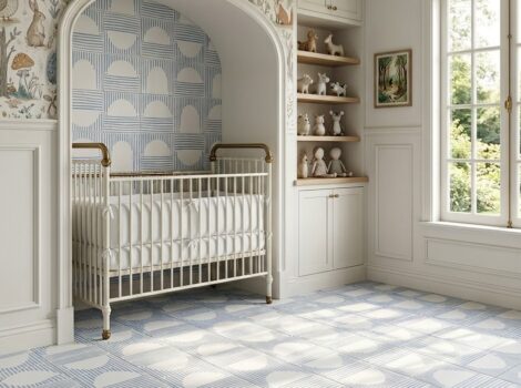 piastrelle in ceramica per il pavimento della cameretta dei bambini