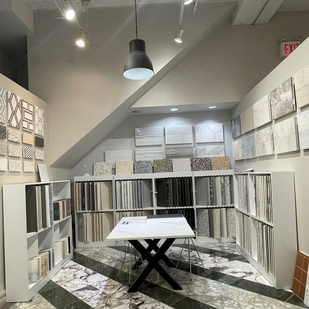 New York showroom interior.
